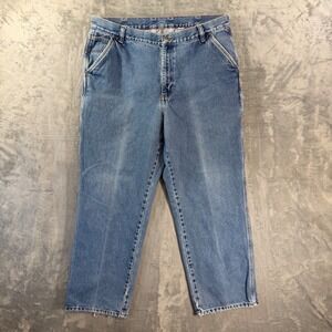 Craftsman Carpenter Jeans Men's 40x30 Blue Denim Work Utility Pants